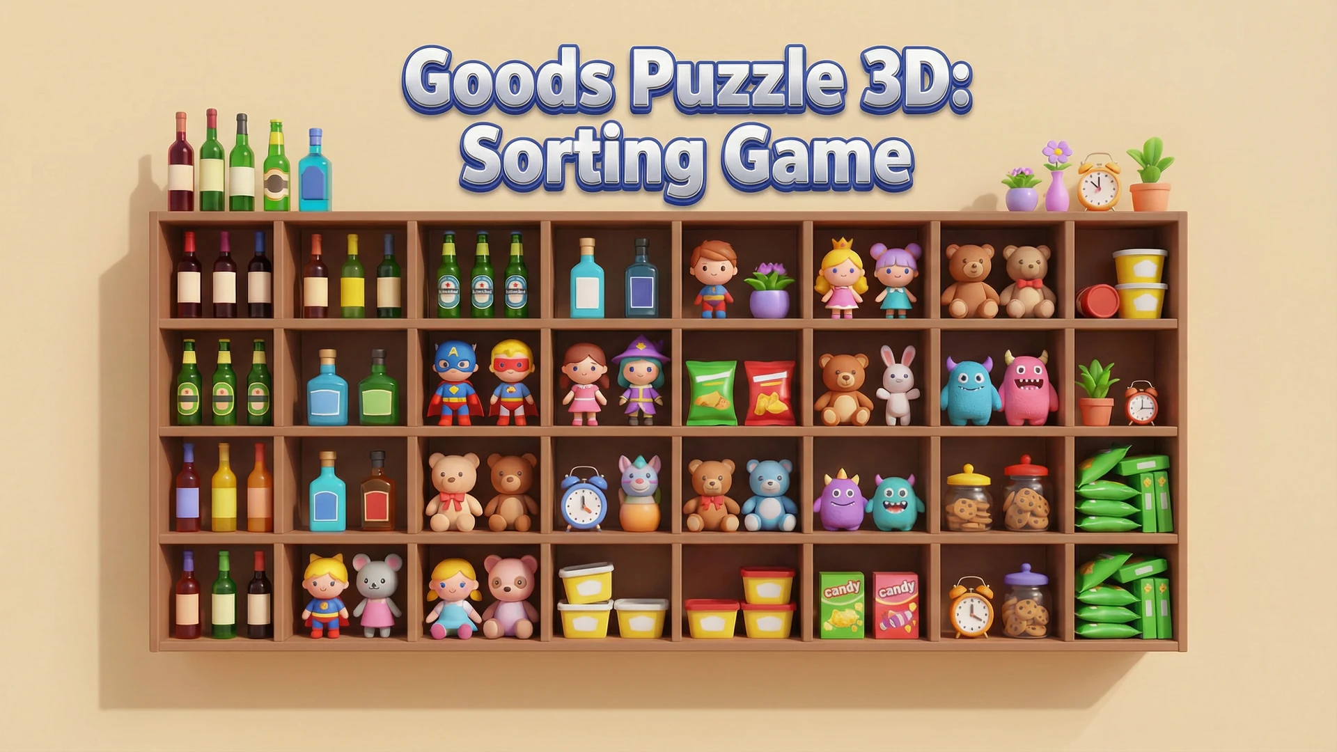 Goods Puzzle 3D: Sorting Game screenshot